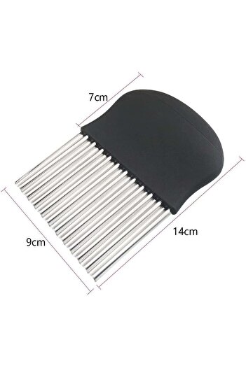 XiXiRan vegetable cutter, stainless steel/plastic, silver/black, 14 x 9 cm