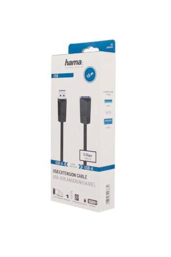 Hama Cablu prelungitor HAMA 200628, USB 3.0, 1.5m
