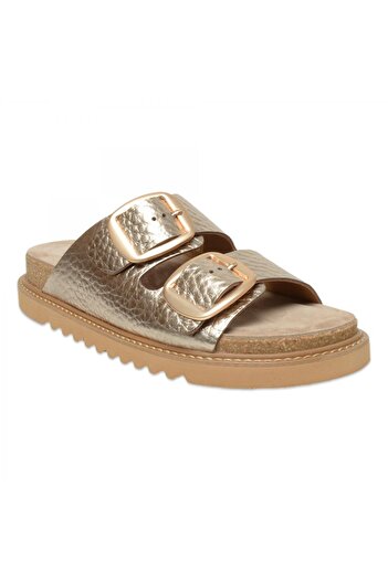 Mammamia D25Yt-1445 Daily Bronze Women's Slippers
