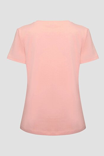 Guess IRIS JERSEY T-SHIRT Γυναικείο ροζ μπλουζάκι V5GI06KCRZ1-C420