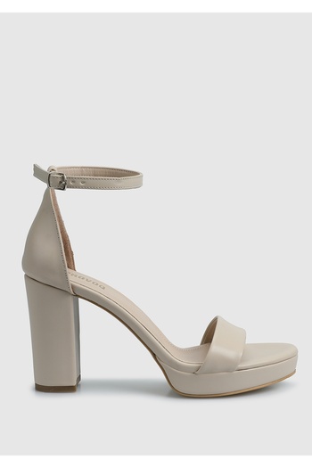 Provoq Beige Women's Sandals - High Heels