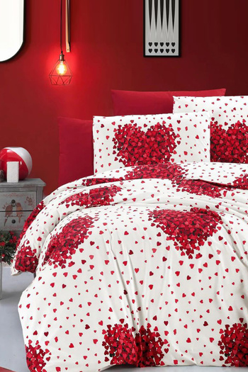 Always Double Sided Double Duvet Cover Set with Elastic Sheets