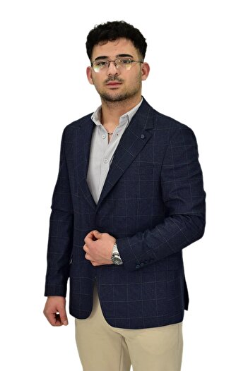 Suitmen Чоловічий картатий спортивний піджак 4 Drop BGL-ST04476