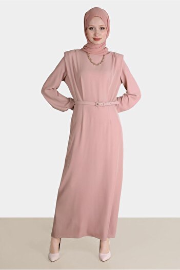Alvina Belted Wadding Look Dress - 42530