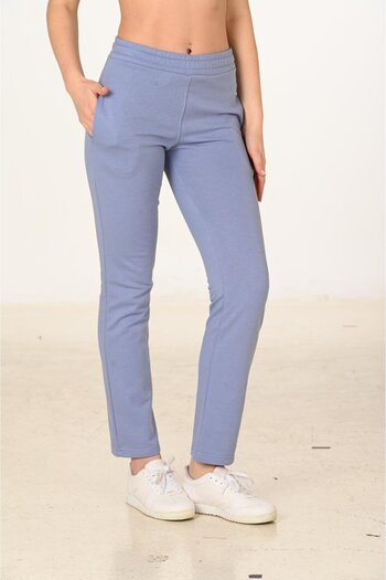 TRENDHİLL Βαμβακερή φόρμα Slim Fit, Six Blue 5444-M γυναικεία παπούτσια