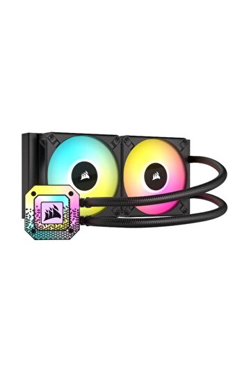 Corsair Cooler CPU Corsair H100i ELITE CAPELLIX XT, 2 x 120mm, iluminat RGB