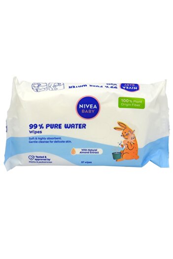 NIVEA BABY SERVETELE UMEDE 57BUC PURE WATER