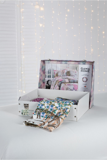 GAMA HOME Jacquard Single Bedspread / with Special Design Bag / with Different Color and Pattern Options