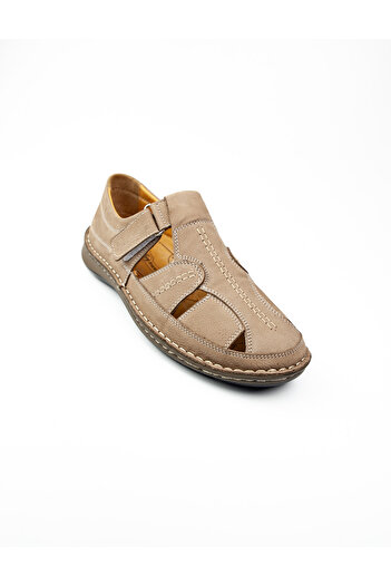 JAMES FRANCO 146 Sand Nubuck Leather Men's Sandals
