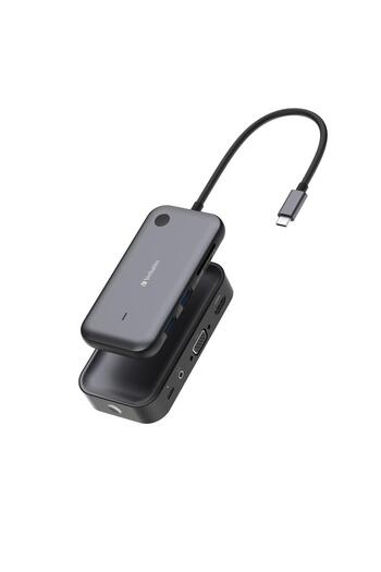Verbatim Hub USB și adaptor wireless Verbatim Share My Screen WDA-01, 1080p, USB-C, SD/microSD, Wi-Fi (Negru)