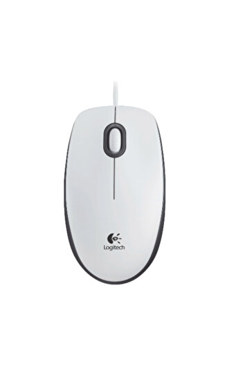 logitech Mouse Logitech B100 Optic (Alb)