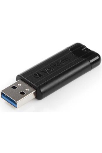 Verbatim Stick USB Verbatim Pinstripe, USB 3.0, 64GB (Negru)