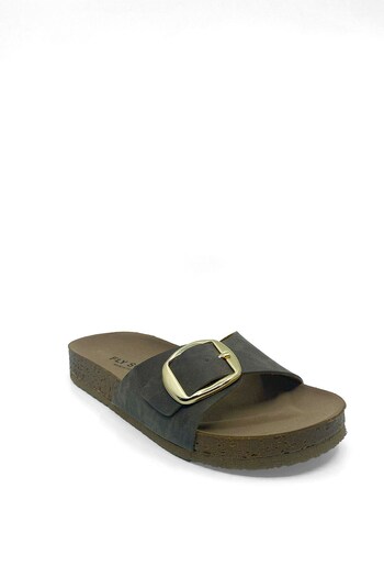 stilfest Anatomical Orthopedic Gold Buckle Daily Slippers