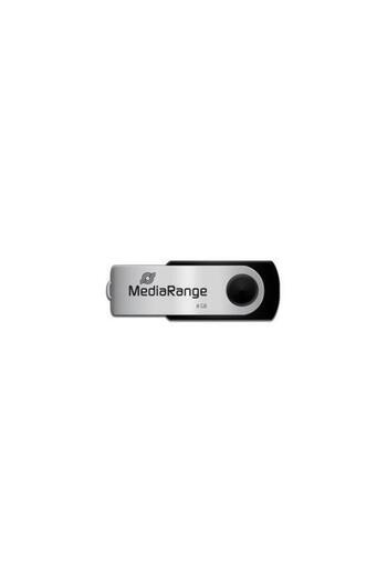 MediaRange USB Stick MediaRange MR908, 8GB, USB 2.0 (Silver/Black)