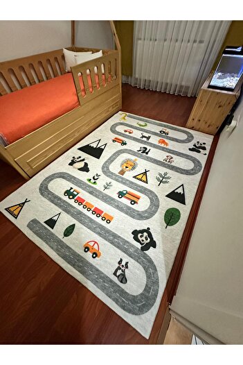 ALLGELSİN Covoraș pentru cameră pentru copii din micro polar elastic 4m2 160x230 Dimensiune patru metri pătrați