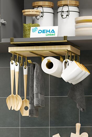 DEHALİMİTED Stainless Mug Cup Hanging Cutting Board Rack Kitchen Counter Top Organizer Rack Stand