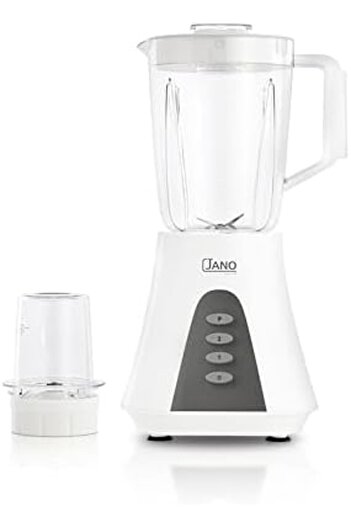 JANO Electric Blender With Grinder, 1.5l, 450w, White/grey Jn 06005