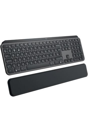 logitech Tastatură wireless Logitech MX Keys S, Iluminare, Palmrest, 2.4GHz&Bluetooth,USB-C, US INTL layout