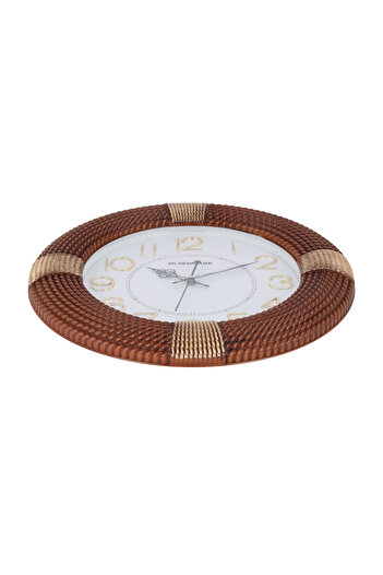 Olsenmark Round Wall Clock OMWC1920 WallMounted, Battery Operated and Durable and 2 YEAR WARRANTY