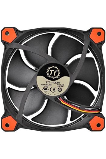 THERMALTAKE Ventilator Thermaltake Riing 12 LED ROȘU de înaltă presiune statică, 120 mm
