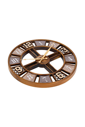Olsenmark Round Wall Clock OMWC1924 WallMounted, Battery Operated and Durable and 2 YEAR WARRANTY