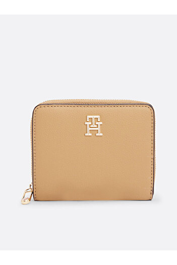 Tommy Hilfiger Th Soft Logotape Med Za Women's Brown Wallet Aw0Aw16917Rbc