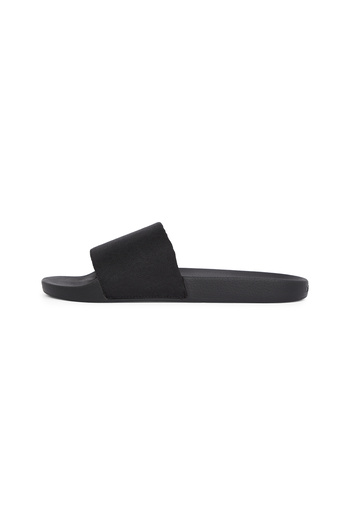 Calvin Klein Men Black Mono Jacquard Pool Jaq Mono Sliders