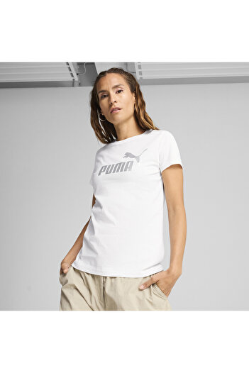 Puma ESS METALLIC Νο. 1 Λογότυπο Γυναικείο Μπλουζάκι