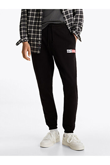 Tommy Hilfiger Erkek Siyah Eşofman Altı