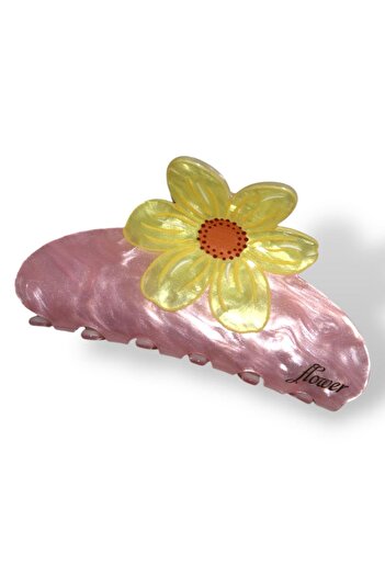 TAKIŞTIR Mixed Color Flower Figured Bone Latch Buckle