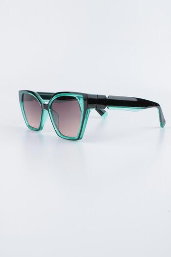 La Viva Women's Green UV 400 Protected Sunglasses 23lv2177r03