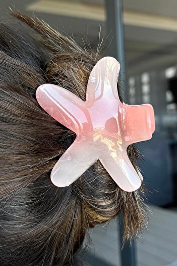 TAKIŞTIR Pink Color Starfish Figured Latch Buckle