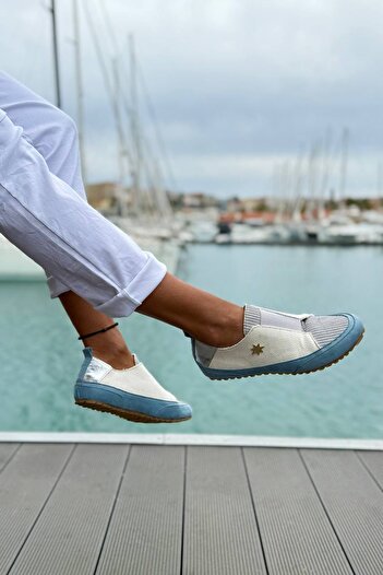 Güneşkızı Guki35 Γυναικείο Λευκό Καθημερινό Άνετο Vegan Fly Sneaker