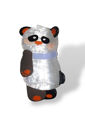 TAKIŞTIR Mixed Color Panda Figured Bone Latch Buckle
