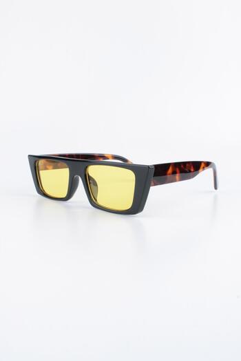 Silvio Monetti Women's Yellow UV 400 Protected Sunglasses 23sm6033r03