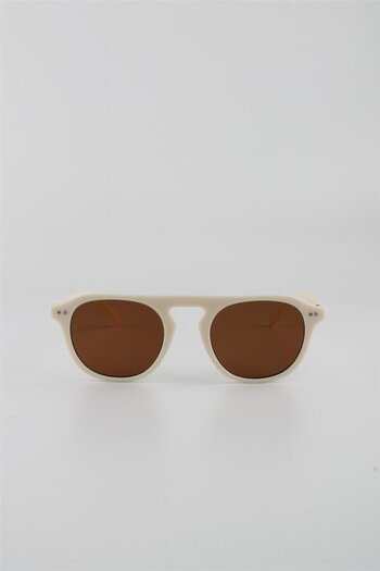 By Marine Unisex Cream Sunglasses - Uv400 Filter G24Ft2029R05