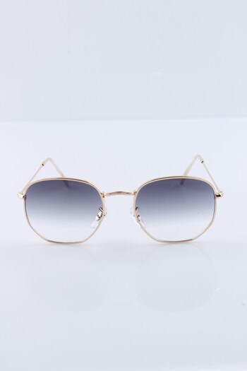 Silvio Monetti Unisex Black Gold Uv400 Sunglasses - 3sm3548r004