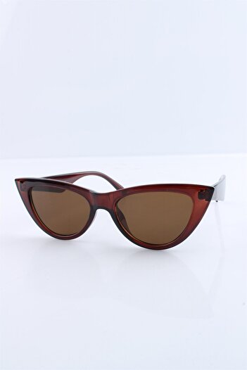 Silvio Monetti Women's Dark Brown UV400 Sunglasses - 3sm8021r006