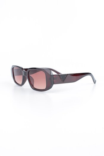 Silvio Monetti Women's Brown UV 400 Protected Sunglasses 23smj58277r02