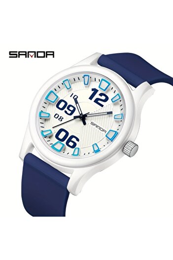 Sanda Sports Watch,Silicone Strap,