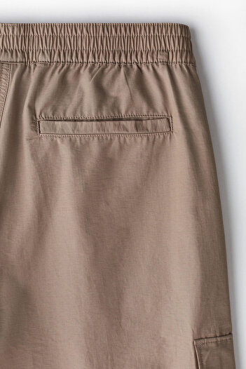 H&M Gabardin Kargo Pantolon Regular Fit