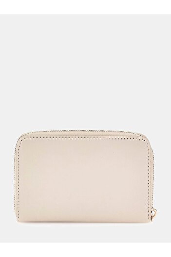 Guess Γυναικείο πορτοφόλι LAUREL SLG MEDIUM ZIP AROUND εκρού SWVC8500140-BON