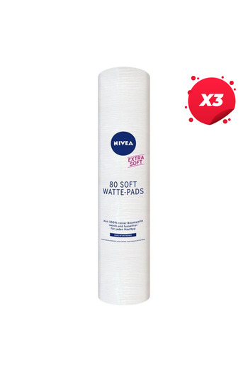 NIVEA X3 - NIVEA MAKE-UP REMOVER DISKS 80PCS