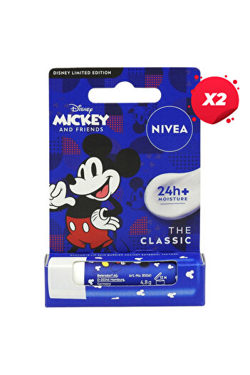 NIVEA X2 - NIVEA LIP CARE 4.8G ORIGINAL MICKEY