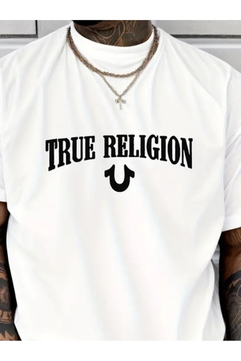 stiledavet online store Edolika Men's True Religion Printed Single Jersey T-Shirt