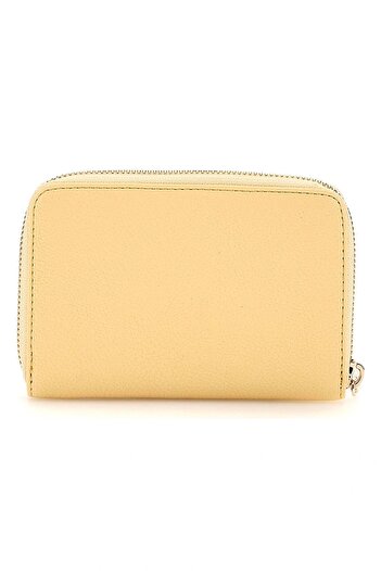Guess Laurel Slg Medium Zip Around Women's Yellow Wallet Swbg8500140-Csl