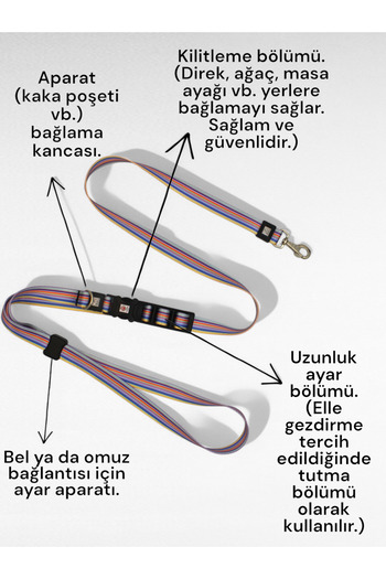 CARAMELOS Hands-Free Walking Strap - Hands-Free Dog Walking Leash