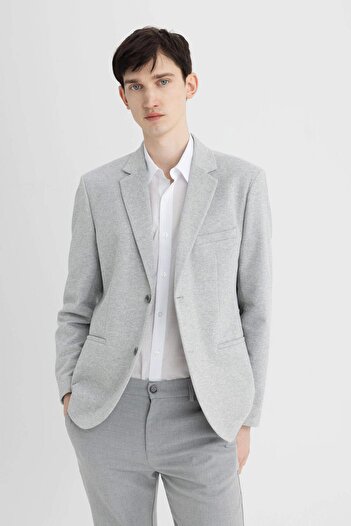 DeFacto N0503Az Ss Men's Woven Blazer Jacket