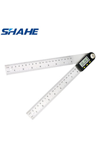 Choice Shahe 200mm Digital Protractor Inclinometer Electronic Angle Gauge Stainless Steel Angle Ruler Go...