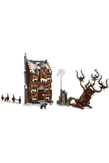 Choice paper manual no box MOC Building Blocks Shrieking Shack Whomping Willow Model Magic Film DIY Assembl